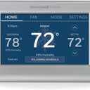 RTH9585WF1004 Wi-Fi Smart Color Thermostat, 7 Day Programmable, Touch Screen, Energy Star, Alexa Ready, Gray