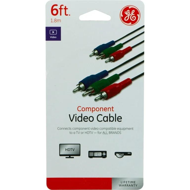 GE 33606 6' Component Audio/Video Cable Open Box Item