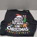 Most Likely To Nap On Christmas Shirt Matching Family Xmas T-Shirt, 3XL