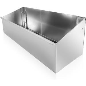 Aluminum Fuel Tank Rack Multi Use Storage Cabinet Holder Organizer Length 24" Suitable for Store Garages Enclosed Racing Trailers Work Areas Automotive Parts Silver