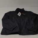 BASS OUTDOOR Womens Windbreaker Jacket  Zip-Off Sleeves & Stand Collar (Large, Black)