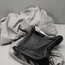 Sqodok Outdoor Cushion Covers Waterproof, 14Pcs Patio Cushion Slipcovers Replacement for 7Piece 6-Seater Rattan Wicker Sectional Couch Sofa, Washable Patio Furniture Seat and Back Covers Only, Grey