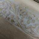 Lightnpro Handmade Wooden Coffee Table - Rectangular Foldable Table with Storage,Intricate Carving, Modern & Contemporary Home Dcor, Compact Living Room Furniture  36 Inch White Wash Finish