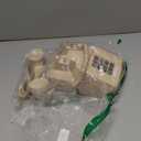 Classic Retro Landline Phone Mechanical Ringtone,2500 Desk Telephone for Hearing Impaired, Old Fashion Cord Telephone,Vintage Analog Phone for Home,School, Plug and Play, Beige