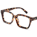 IBOANN Oversized Blue Light Glasses for Woman, Funky Fashion Glasses With Preppy Look, Eye Strain Computer Glasses