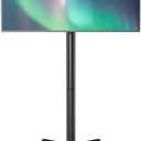 AX WABER Mobile TV Cart Stand with Wheels for 23-60" tvs, Height Adjustable, Portable Floor Stand Holds up to 88 lbs, Rolling TV Mount max VESA 400x400mm