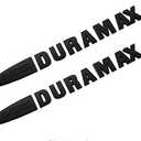 Yoaoo 2Pack OEM Allison Duramax Badges Emblems Compatible with 2015 Silverado 2500Hd 3500Hd Hood Matte Black