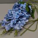 IPOPU Blue Delphinium Artificial Flowers,6PCS Faux Snapdragon Flowers 33" Silk Larkspur Flowers for Tall Vases Wedding Party Home Table Decor(Blue)