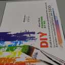 DIY Scenery Paint by Numbers Kit for Adults with Framed Canvas,Landscape Beach Digital Oil Painting Kit for Beginners,Acrylic Paint by Number Kits with Wooden Easel for Holiday Gifts 12X16 Inch. (DKMT0277)