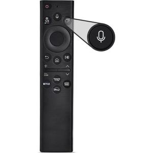 Voice Remote for Samsung Smart TV,Replacement Control Compatible with BN59-01385A,AAA Battery Version,for Most 2018 to 2024 Samsung Crystal/UHD/QLED/Frame/QLED/ 4K 8K Smart TVs