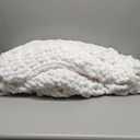 Maetoow Chenille Chunky Knit Blanket Throw 5060 Inch, Handmade Warm & Cozy Blanket Couch, Bed, Home Decor, Soft Breathable Fleece Banket, Christmas Thick and Giant Yarn ThrowsWhite