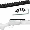 Gotical Picatinny Rail Mount for for Marlin 1895/336/375/444 Series Lever Action Rifles - 12-Slot, 5.1 Inches Long Scope Weaver Rail Mount Range Up to 500 Yards CNC Machined