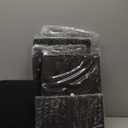 Sweetcrispy 7 Drawer Dresser with Fabric Bins Fabric Storage Tower Organizer for Bedroom Closet Hallway Entryway Tall Chest of Drawers with Steel Frame Wood Top Easy Pull Handles,Black (11.8"D x 39.4"W x 30"H (7 Drawers))