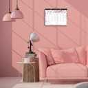 4 x Ymumuda Desk Calendar 2026-2027 Wall Calendar 2 in 1, Monthly Desk Calendar 2026 from JAN.2026 to JUN.2027, 18-Month, Large 12"17", Waterproof Cover, Hanging Rope, Home/office/School Planners (F-Pink Floral)