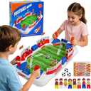 Mini Foosball Table Game for Kids, Portable Soccer Board Game with Scoreboard, Tabletop Indoor Football Sports Toy for 3 4 5 6 7 8-12 Year Old Boys Girls, Family Party Christmas Birthday Gift