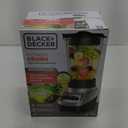 BLACK+DECKER PowerCrush Multi-Function Blender with 6-Cup Glass Jar, 4 Speed Settings, Silver