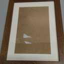 5x7 Picture Frame, Solid Oak Wood 5 x 7 Photo Frame with Mat to 4x6, 7x5 Picture Frames for Wall and Tabletop Display, (Walnut Set of 1)