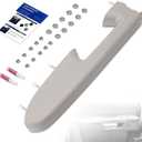 22818466 Front Left Driver Side Armrest Repair Kit Fit for Chevy Silverado 1500 2500HD 3500HD 2010-2014 For GMC Sierra 1500 2500 HD 3500 HD 2010-2014 Door Panel with Release Handle Below Armrest -Gray