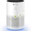 Air Purifiers for Bedroom up to 588 Ft, 20dB Bedroom Air Purifier for Small Room Removes Dust Pets Hair Smoke Odor with Aromatherapy Function(White) (Standard Size)