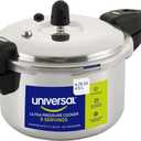 Universal Aluminium Ultra Pressure Cooker With 6 Safety Systems (4.75, Quarts)