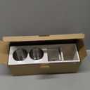 Rustic Hair Dryer Holder Wall Mounted,Hair Styling Tools & Accessories Organizer,Bathroom Supplies & hot Tools vanities Organizer Caddy,for Storage Flat Iron,Blow Dryer,Curling Iron (White)