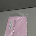 Satin Bonnet for Sleeping Cap Double Layer Hair Bonnet with Elastic Tie Band for Curly Hair Night Cap (Bean Paste + Pink)