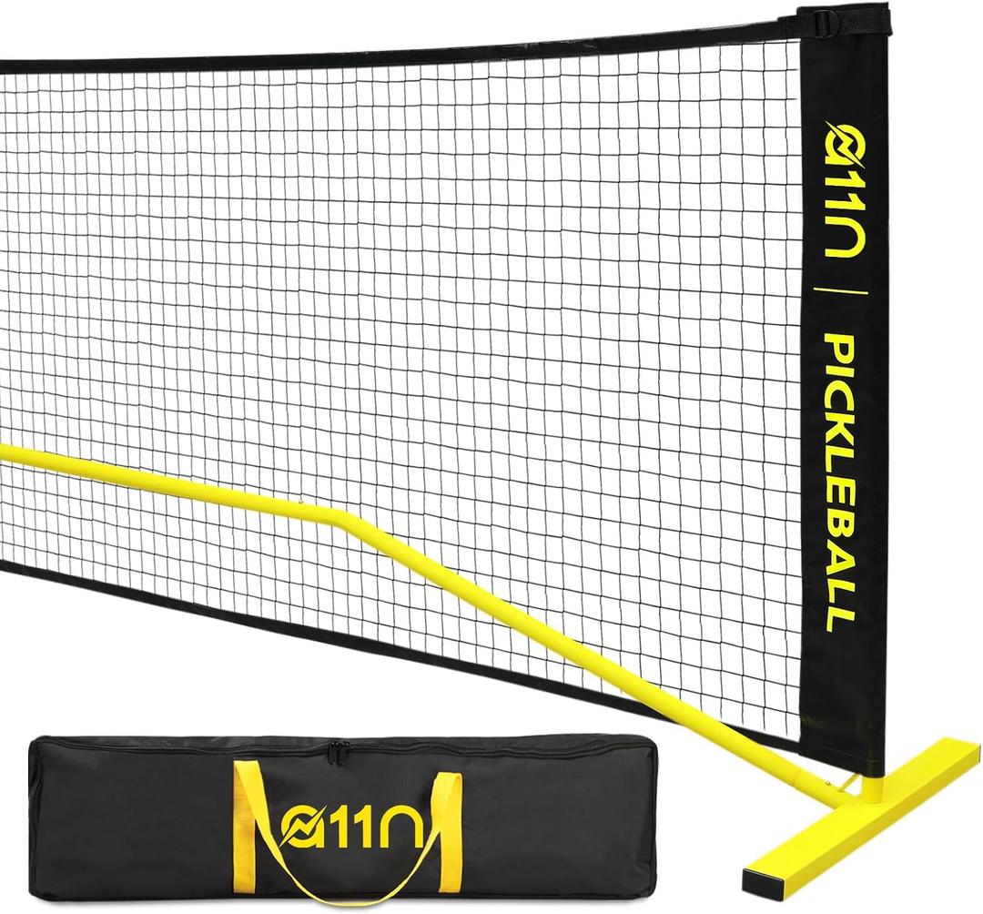 A11N SPORTS Designed for All Weather Conditions with Steady Metal Frame and Strong PE Net, Regulation Size Net with Carrying Bag- 22 Wide x 36 Tall, Indoor/Outdoor Use