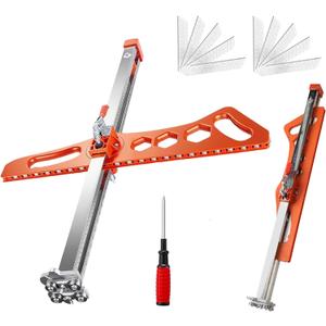Foldable Drywall Cutting Tool, Plasterboard Cutter 1.5-60cm Cutting Range, Gypsum Board Cutting Tool for Wall, Build, Decoration