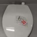 Little2Big Toilet Seat with Built-In Toddler Potty Training Seat, Slow Close, Easy to Install, Made in USA, ELONGATED, White