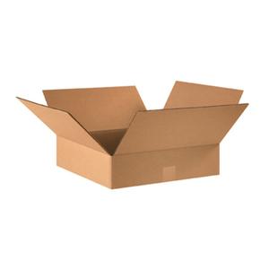 BOX USA Shipping Boxes Flat 16"L x 16"W x 4"H 25-Pack - Corrugated Cardboard Box for Moving, Mailing, Packing, Packaging and Storage