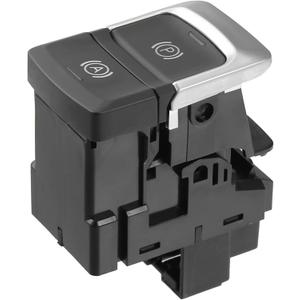 Electric Parking Brake Control Switch Compatible for Audi Q3 2015-2018, Durable ABS Plastic Black Front Hand Brake Button Parking Switch