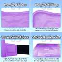 Knee Ice Pack Wrap for Injuries Reusable, Cold Packs for Knee Elbow Pain Relief for Replacement Surgery, Swelling, Meniscus Tear, ACL, Sports Injuries, Bruises and Arthritis Purple
