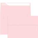100 Packs Pink 5x7 Envelopes, A7 Envelopes for Card Invitation Wedding Birthday Party Baby Shower