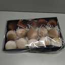 15 PCS Brown Velvet Balls Ornaments for Christmas Tree, 3.15" Large Balls Velvet Christmas Ornaments Set Decor for Tree Mantle Wreath, Neutral Vintage Shatterproof Xmas Indoor Home Holiday Decor