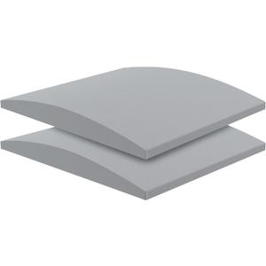 Sofa Cushion Support, Couch Cushion Support for Sagging Couch Seat, Couch Replacement Insert, 20"x20"x2", High Density Foam Furniture Seat Sagging Repair, Trapezoid 40D, Grey Set of 2