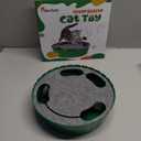 Pawaboo Interactive Cat Toy with Running Mouse, Electronic Motion Cat Toy Automatic Teaser for Indoor Cats, Pop and Play Hide Seek Cat Toys Hunting Mouse for Pet Cat Kitten Play Fun Exercise, Green