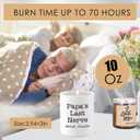 Christmas Grandpa Gifts, 10OZ Funny Papa Grandfather Grandpa Birthday Gifts from Grandkids Granddaughter Grandchildren, Best New Grandpa Ever Gift Ideas, Papa's Last Nerve Scented Soy Candle