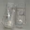 2 Pack Bath Toy Storage Organizer,Kids Bathtub Toy Holder with Drain Holes,clear Powerful Suction Shower Caddy for Bathtub,No Drilling Shower Caddy Suction Cup for Bathroom,Kitchen