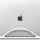 HumanCentric Vertical Laptop Stand for Desks in Silver Color, Upright Adjustable Holder to Dock Apple MacBook Stand, and Other Laptops to Organize Work & Home Office, Automatic Grip