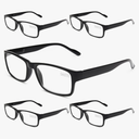 Gaoye Professional Reading Glasses for All Day - Computer Readers with Blue Light Protection - Value Pack, 1.75 x