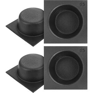Kingdder 4 Pack Acoustic Speaker Baffles Round Foam Baffle Noise Reduction for Car Audio, Reduces Vibration & Enhances Bass(6.5 Inch,Circle)