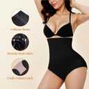 Women's Tummy Control Shapewear Panties Hi-Waist Body Shaper Underwear Slimming Briefs Compression Minimalist
