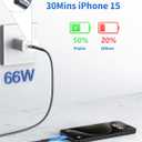 USB C to USB C Cable 10FT, 2Pack USB C Charger Cable, Long Type C Fast Charging Cable Nylon Braided USBC Charger Cord Compatible with iPhone 17/16/15/Pro/Plus/Pro Max/Samsung Galaxy S23/LG and More