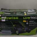 Earthwise LSW70021 21-Inch Width Leaf & Grass Push Lawn Sweeper, Black