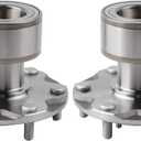 2 x Front Wheel Hub Bearing Assembly Compatible with 1995-2004 Tacoma, 2.4L 2.7L 3.4L (4WD ONLY), Replace 43521-35010 43502-35160
