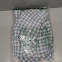 KKJIAF 2 Pcs Plaid Ruffle Pillow Case Queen Size, Cotton Gingham Ruffled Euro Sham Pillow Covers 20x30 Inch, Linen Feel Plaid Bed Pillow Shams with Envelope Closure for Sofa Bed (Dusty Blue Plaid)