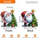 VODAPYC Christmas Gnome Diamond Art Tabletop Kits for Adults | Xmas DIY Stand Up Special Shaped Acrylic Diamond Art Ornament for Home Table Decor