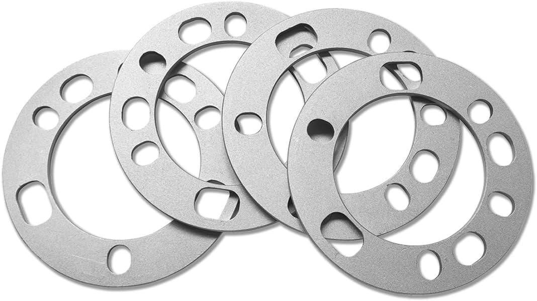 1/4 inch 5x5.5 and 6x5.5 Wheel Spacers Compatible with Chevy Silverado Tahoe Avalanche GMC Yukon Suburban Dodge Ram 1500, Pack of 4