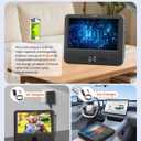 FANGOR 7.5 Inch Dual Car DVD Player, Portable Headrest Video Player for Car with 5 Hours Rechargeable Battery, Last Memory, AV Out/in, Support USB/SD/Sync TV, All Regions (1 Player+1 LCD Screen)