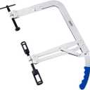 Orion Motor Tech Universal Valve Spring Compressor Tool, Valve Spring Removal Tool & Adjustment Tool with 1" & 1-3/16" Adapters, Direct Action Valve Spring Compression Tool for Cars Trucks and More